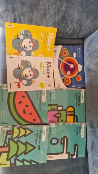 Lote libros 1 primaria Santillana
