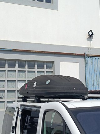 Portabicicletas Fiamma + Cajon Techo VivaroTrafic