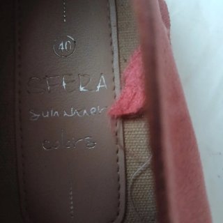 Sandalias esparto bordadas rosa talla 40