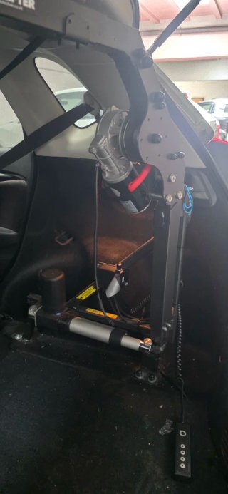 Grúa para scooter eléctrico para mayores