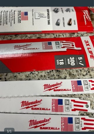Hojas de sierra Milwaukee SAWZALL (5 uds)