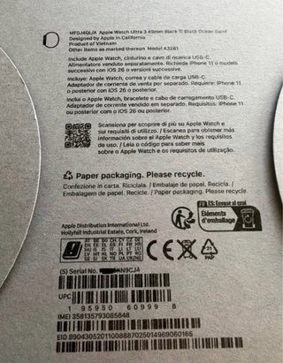 Apple Watch Ultra 3 + extras