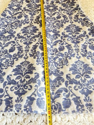 Vestido Benetton azul y blanco