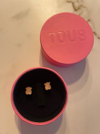 Pendientes Tous Oso Plata