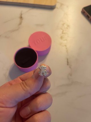 Pendientes Tous Oso Plata