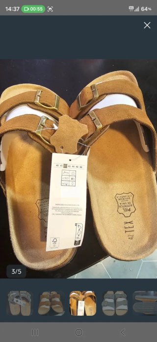 Sandalias Piel Marrón Preguntar por Tallas