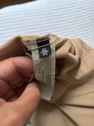 Vestido Massimo Dutti Beige Talla M