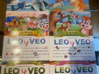 6 Libros Leo y Veo SUSAETA