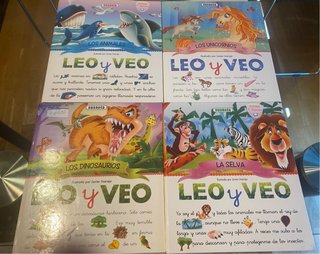 6 Libros Leo y Veo SUSAETA