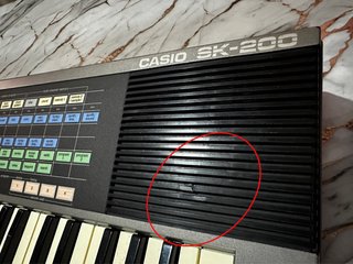 Tastiere Casio SK-200 Vintage con campionamento