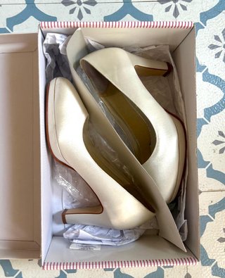 Tacones Novia Satén Talla 37 Rainbow Club
