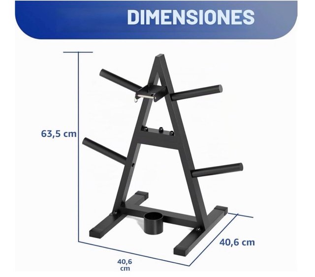 Rack para discos de gimnasio - miniatura 2
