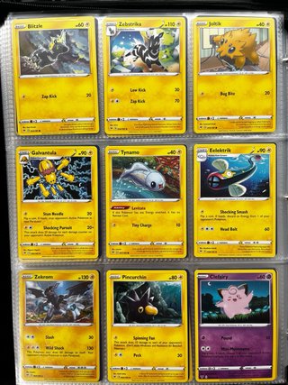 Lote Cartas Vivid Voltage Inglés