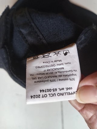 Cappellino nero con visiera uomo. Pepsi. T. Única