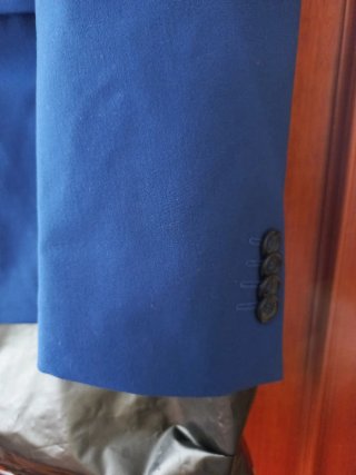 Traje Zara Man Azul Talla S