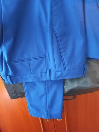 Traje Zara Man Azul Talla S