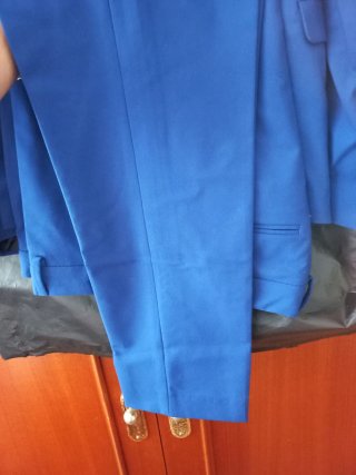 Traje Zara Man Azul Talla S