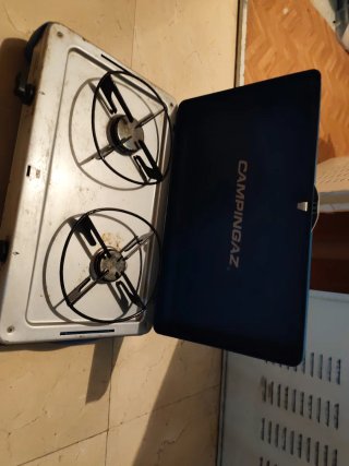 Campingaz Cocina Portátil Azul y Blanca