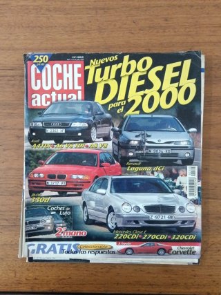 Vendo cinco revistas antiguas de Coche actual