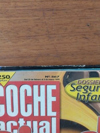 Vendo cinco revistas antiguas de Coche actual