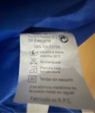 Vestido fiesta azul palabra de honor