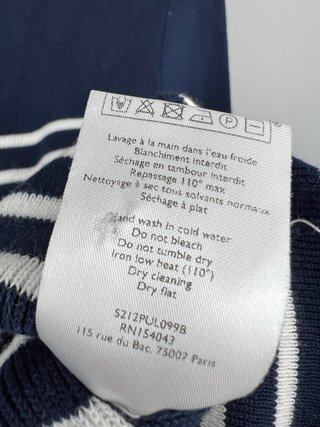 Jersey Sézane rayas azul y blanco