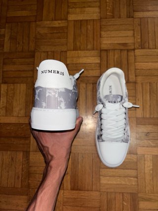 Numeris Scarpe Uomo Tg 43 Grigio Bianco