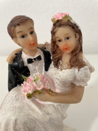 Figura de novios para tarta