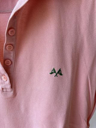 Polo Thomas Burberry Rosa Talla L