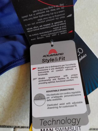 Costume da bagno 3XL blu Aquarapid