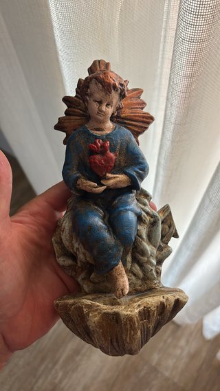 Sagrado Corazón de escayola