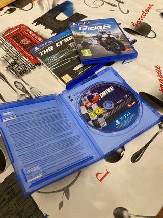 Videojuegos PS4: LEGO 2K Drive, The Crew, Ride 2