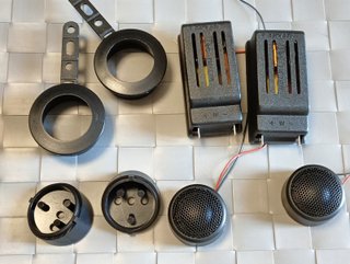 TWEETERS VIFA D20NC + FILTROS Y SOPORTES - NUEVOS