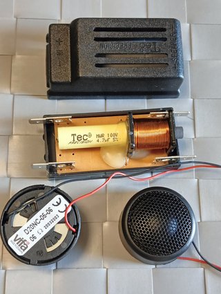 TWEETERS VIFA D20NC + FILTROS Y SOPORTES - NUEVOS