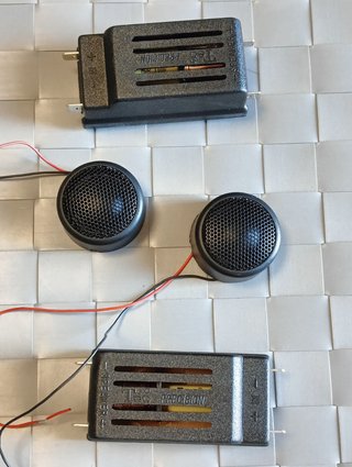 TWEETERS VIFA D20NC + FILTROS Y SOPORTES - NUEVOS