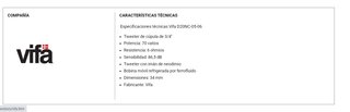 TWEETERS VIFA D20NC + FILTROS Y SOPORTES - NUEVOS