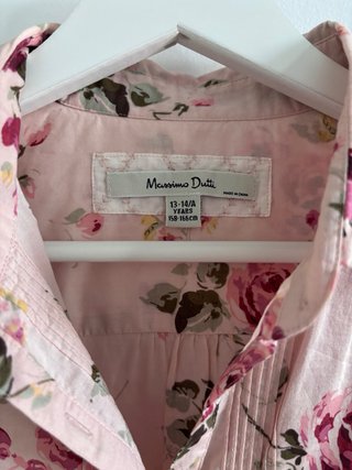 Camisa Massimo Dutti floral mujer Talla XS