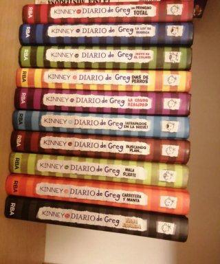 Libros del diario de Greg.