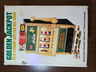 Slot Machine Golden Jackpot Vintage + Scatola