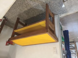 Banco de trabajo con tornillo
