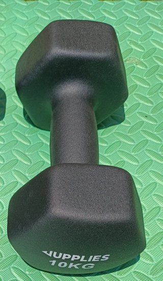 Mancuernas de  10kg (2 unidades) Neopreno, nuevas.