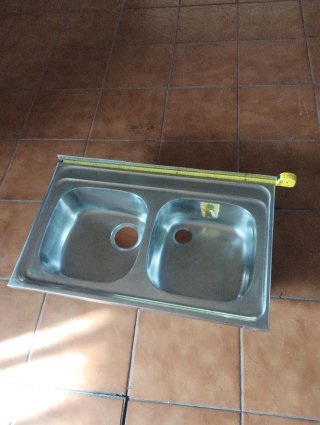 Fregadero doble acero inoxidable teka