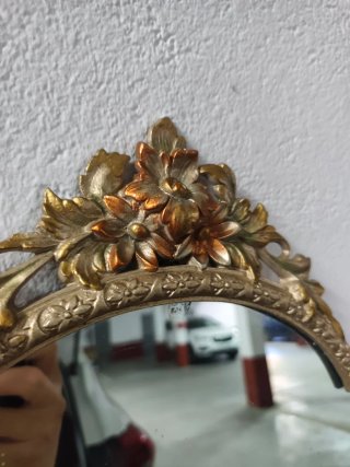 Espejo Vintage Dorado y Marrón