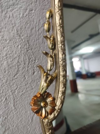 Espejo Vintage Dorado y Marrón