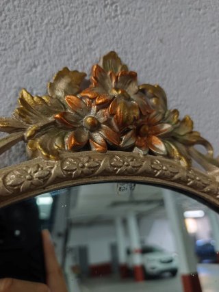 Espejo Vintage Dorado y Marrón