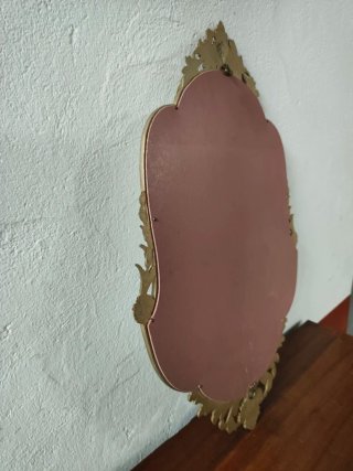 Espejo Vintage Dorado y Marrón