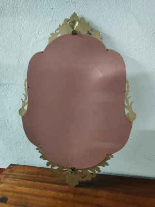 Espejo Vintage Dorado y Marrón