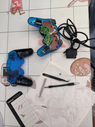 Mando PS2 Genérico con cable Reacondicionado!