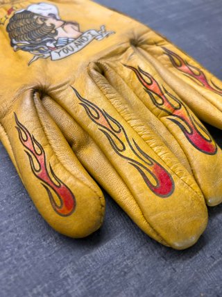 Guanti Biker "Tattoo Old School" - Paint Art