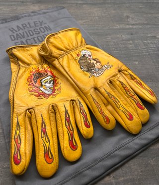 Guanti Biker "Tattoo Old School" - Paint Art